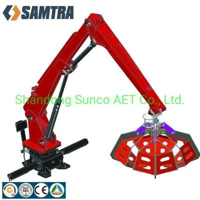 China Manufacturer Hydraulic Palm Fruit Grabber Crane in Malasia