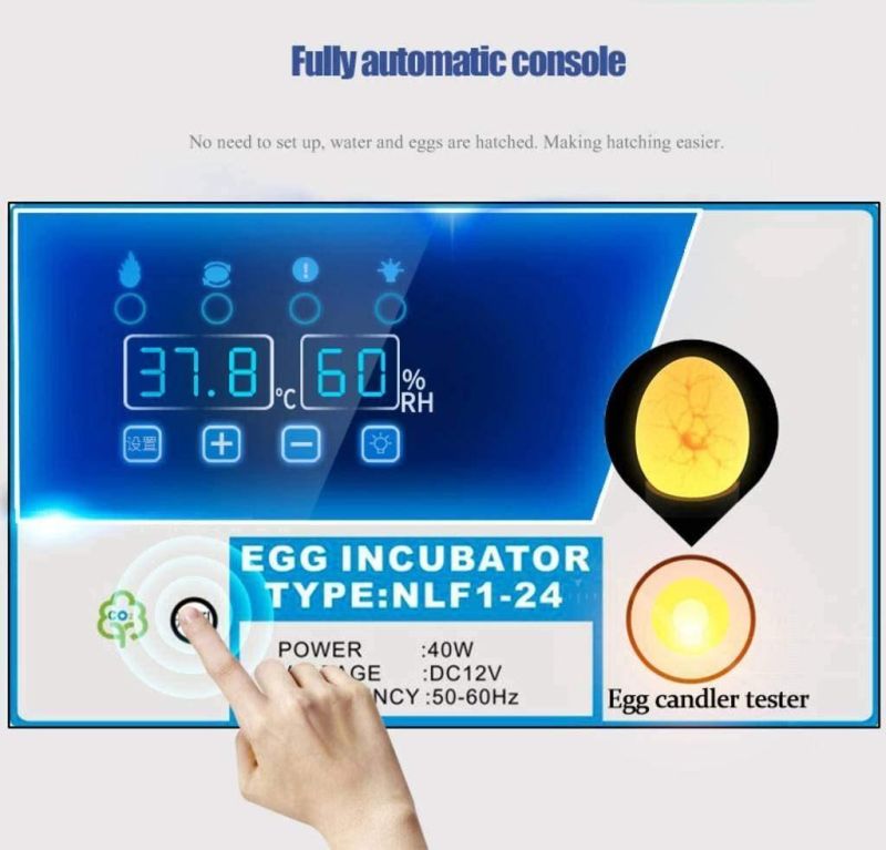 Mini Automatic Egg Incubator Chicken Duck Hatcher Laboratory Poultry Egg Incubator Temperature Hatchery Machine