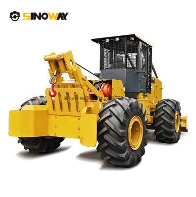 4WD Forestry Skidder with Grab and Grapple
