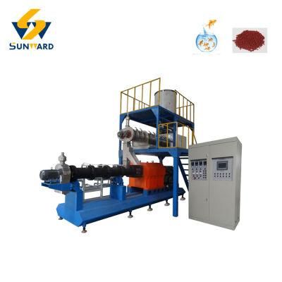 Floating Puffed Aquaculture Fish Pellet Feeds Extrusion Machine Production Line for Fish Feed Manufactures