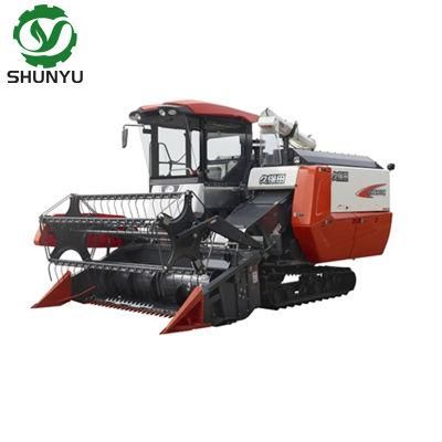 Kubota Combine Harvester Rice and Wheat Cutting Machine Ex108q with A/C Cabin