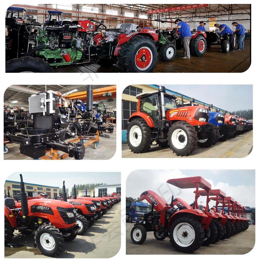 China Agriculture Excavator Machine 30HP 35HP 40HP 45HP 50HP 60HP 4WD and Big Farm Tractor Front End Loader with 4 in 1 Bucket