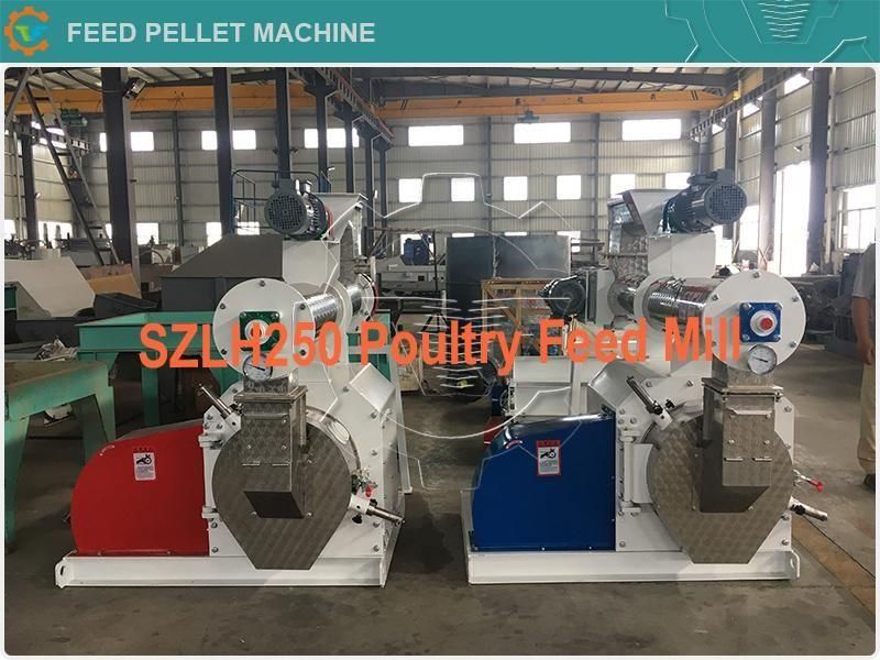 Szlh350 Animal Poultry Chicken Cattle Fish Feed Pellet Mill