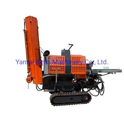 20ton Gasoline Self-Propelled Firewood Splitting Machine Processor with Track