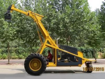 Small Three Wheel Logger Sugar Cane Grabber Loader