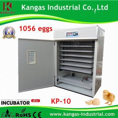 Best Seller Automatic Industrial Chicken Incubator for Hatching Chicken Eggs (KP-10)