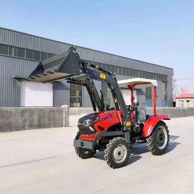 4X4 Compact Rotavator Blades Tractor Price with Loader and Backhoe