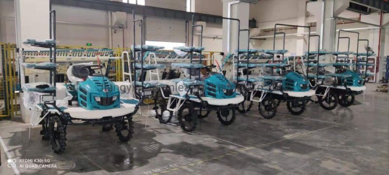 6 Rows Rice Transplanter for Paddy Field Rice Seedling Planting
