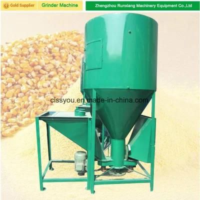 China Energy Saving Vertical Animal Feed Crusher Mixer Machine