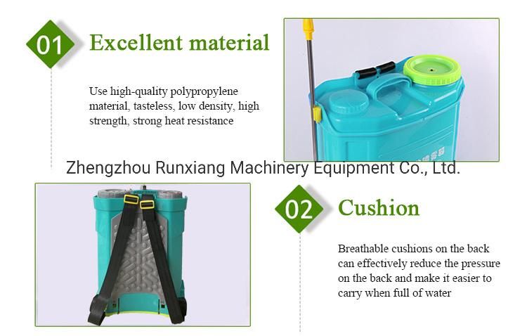 20 Liter 12volt Plastic Agriculture Pesticide Backpack Knapsack Disinfect Electric Battery Pressure Pump Sprayer