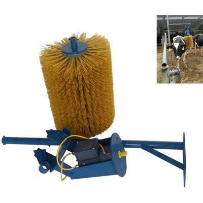 Automatic Cleaning Happy Machine Intelligent Prevent Curling Oxtail Fiber Nylon Cattle Cow Body Brush Farm Hourglass Cow Body Cattle Brush