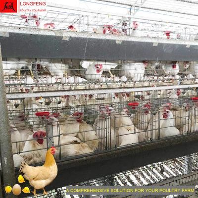 3 Tiers, 4 Local After-Sale Service in Asia Chicken Poultry Farm Cage