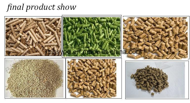 Chinese Factory Flat Die Straw Sawdust Wood Pellet Mill