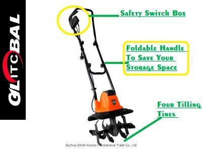 Stronger Powerful Electric Mail Cable Cultivator/Tiller