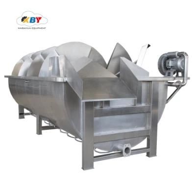 Stainless Steel Slaughtering Equipment Chicken Slaughterhouse Precooling Machine / Spiral Chiller / Water Chilling Machine
