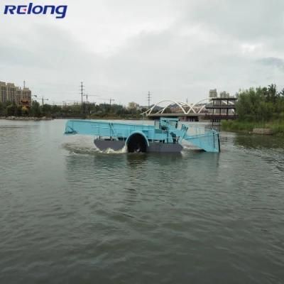 Factory Automatic Aquatic Weed Harvester for Cleaning Riverways