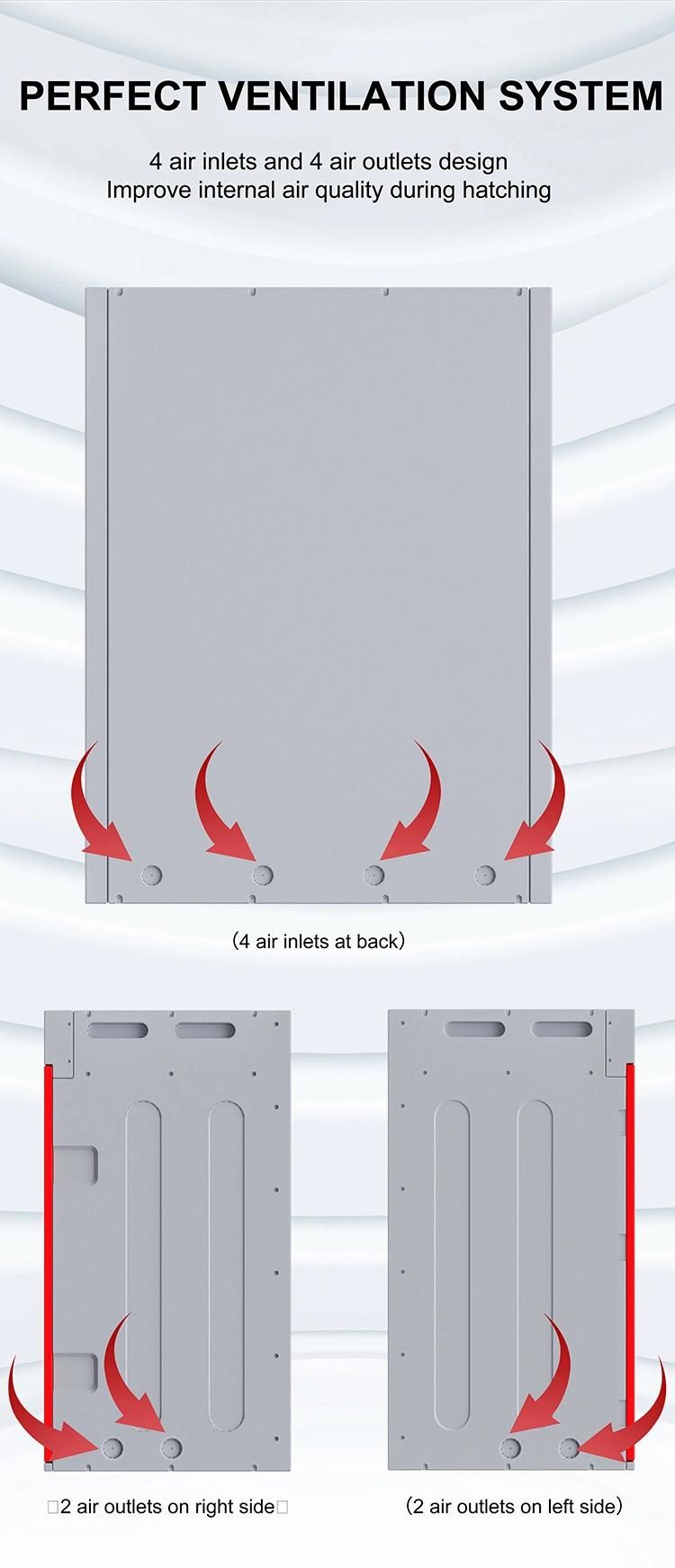 CE Marked Automatic Poultry Large Chicken Egg Incubators 2000 Eggs