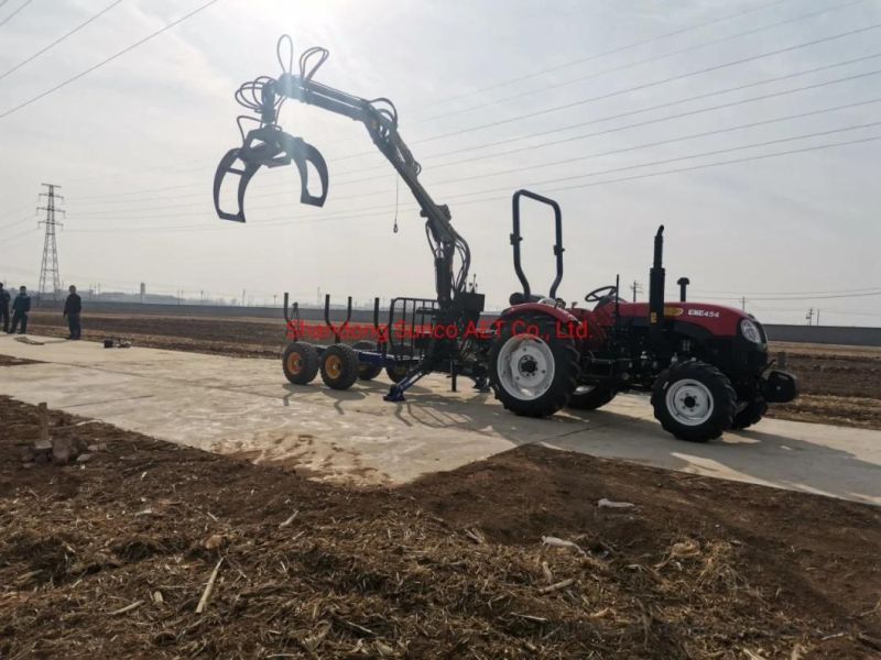 Tractor Timber Loader Trailer Machine