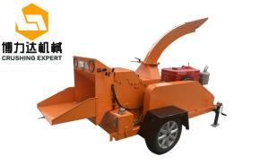 Pto Mobile Diesel Engine Wood Chipper