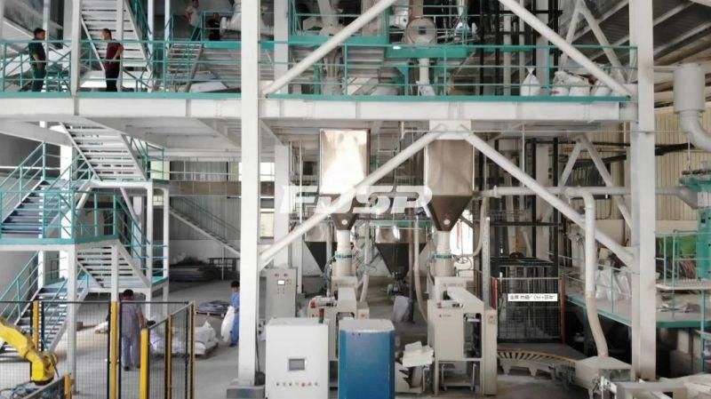 7t/H Straw Agro Automn Waste Processing Stalk Granulation Plant