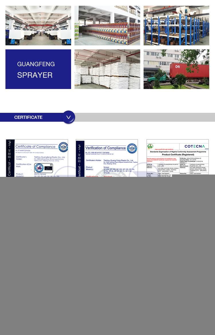 India Agricultural Fram Fertilizer 2-in-1 Battery/Electric Hand/Manual Sprayer 18L GF-18SD-03z