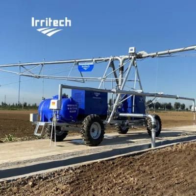 Lateral Move Irrigation with Ditch Feed Nettuno Diesel Pump Unit
