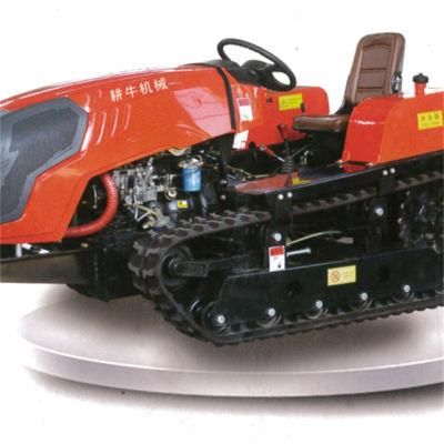 Can Open Furrow Fertilizing Rotary Tillage Sowing Medicine Weeding Multifunctional Crawler Tractor