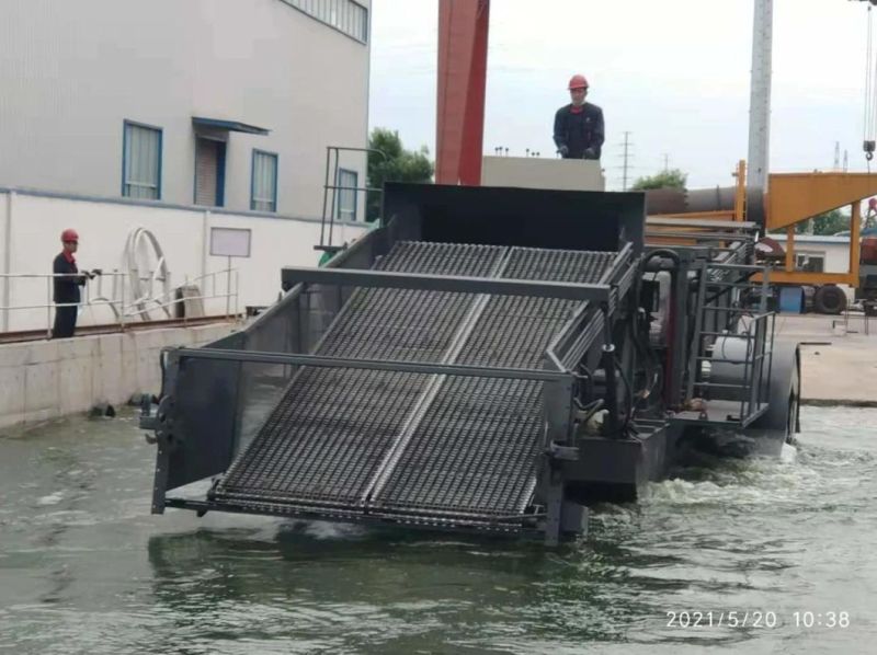 Full Automatic Hydraulic Operation Water Hyacinth Harvester