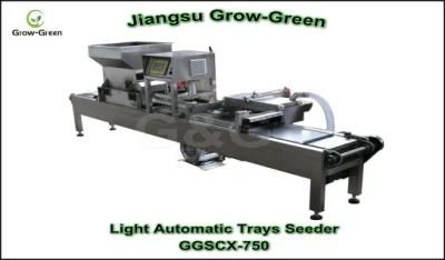 Vegetable &amp; Flower Seeds Automatic Soil Filling and Seed Sowing Plug Tray Seeder Line with High Speed and Precision