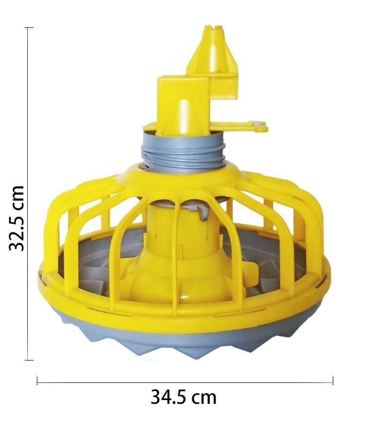 Poultry Broiler Feeding System Floor Raising Equipment Pan Feeder