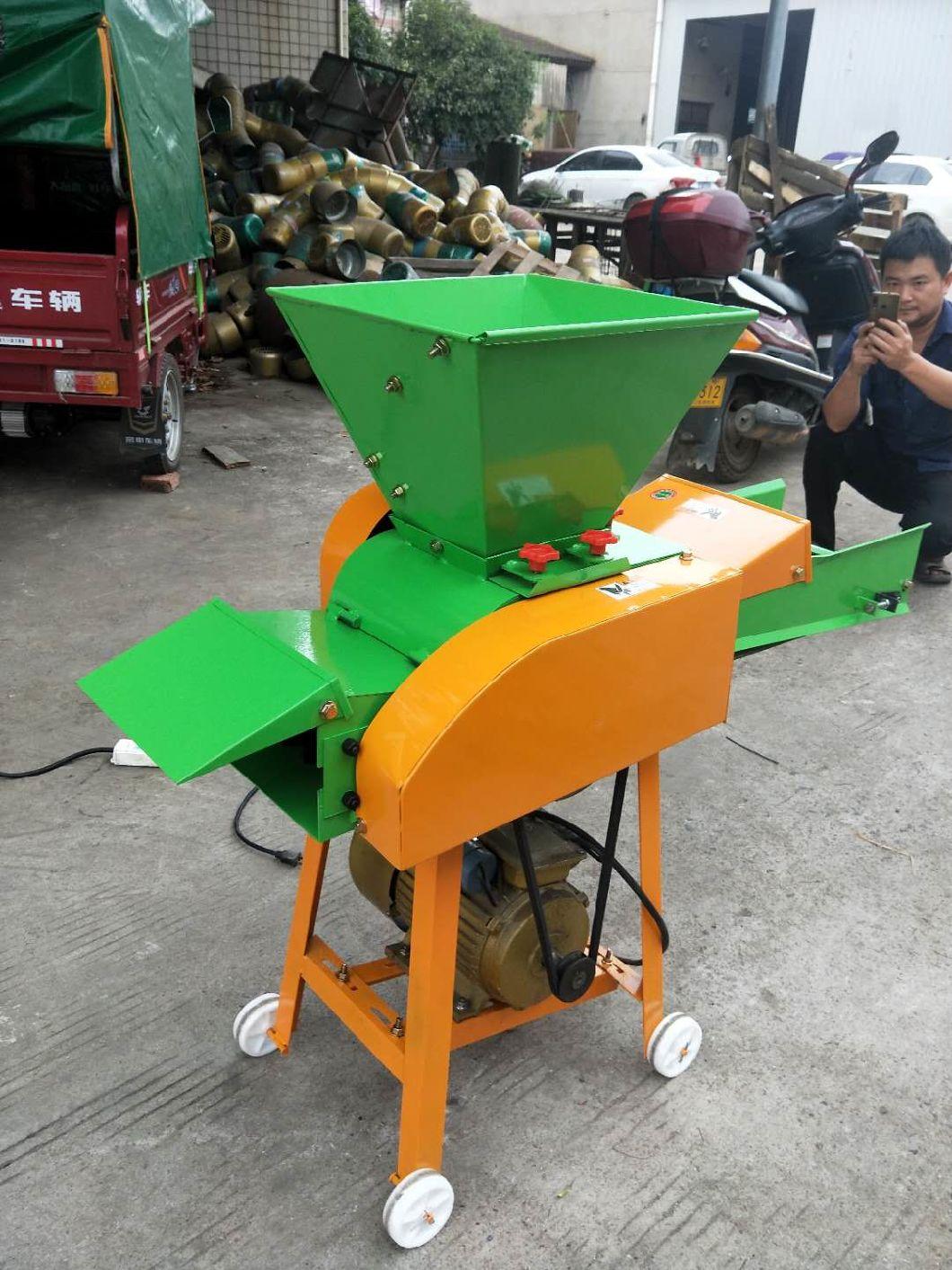 Dual Purpose Fodder Chopper Cutter Feed Processing Machine Small Animal Grass Chaff