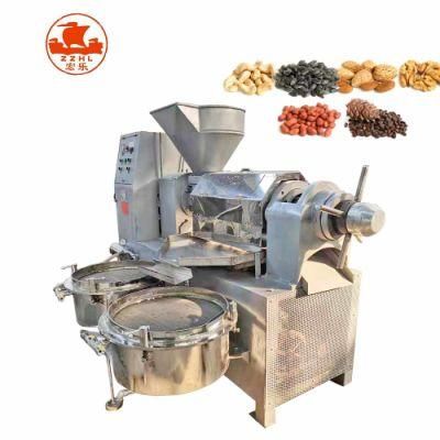 Presser Commercial Extractor Machine Press Castor Cold Pressed Oil Expeller with Good Service Hl-80A