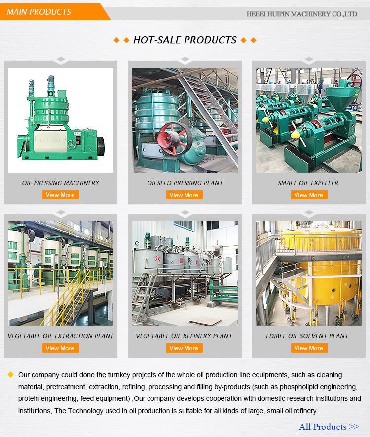 Sunflower/Soybean/Peanut/Palm/Cottonseeds Big Capacity Oil Presser Extraction