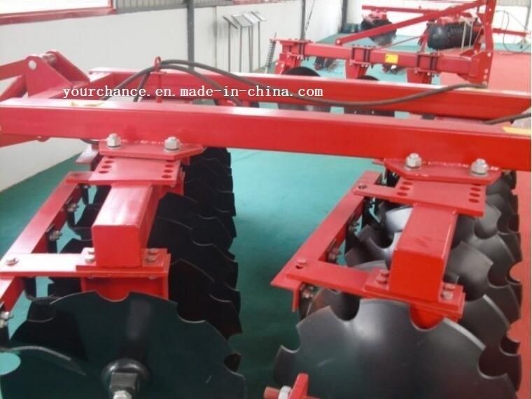 Africa Hot Sale Farm Implement 1bz (BX) -2.5 2.5m Width 24 Discs Semi-Mounted Offset Hydraulic Heavy Duty Disc Harrow for 80-100HP Tractor