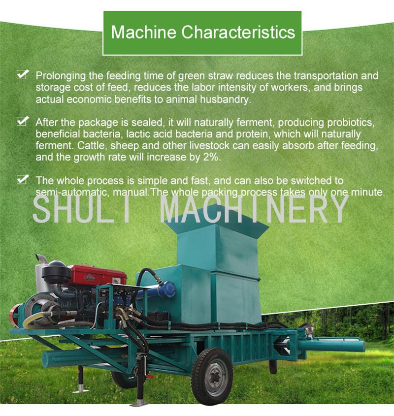 Silage Packing Machine Baling Machine Square Baler for Sale