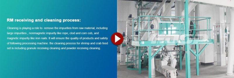 Useful 1.5-2.5tph Shrimp and Crab Feed Production Line