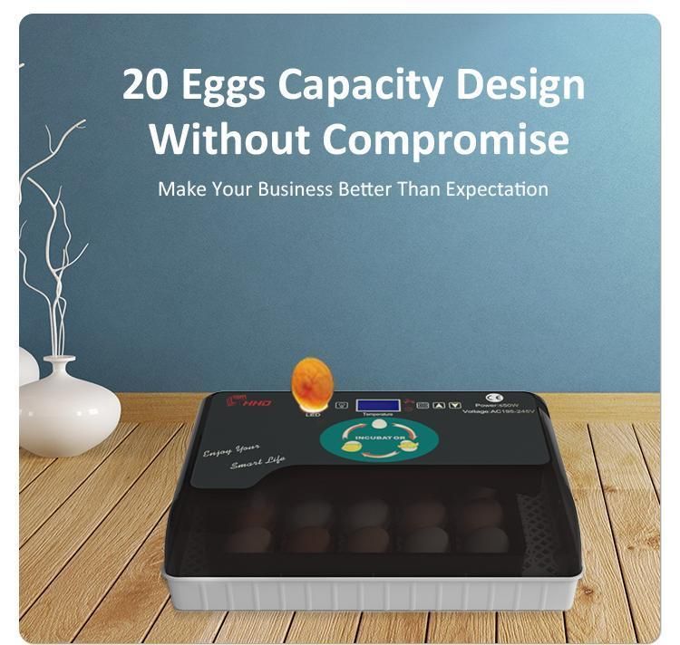 Automatic Chicken Egg Incubator 20 Eggs Farm Machine