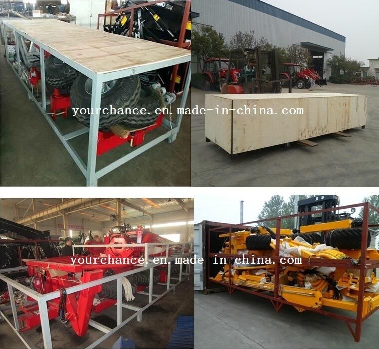China Tip Quality Zm Series 1-16 Tons Log Loading Trailer with Crane for 10-210HP Tractor