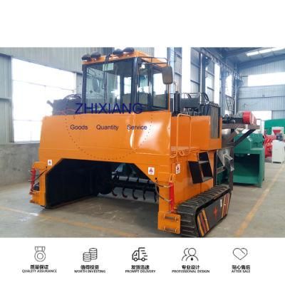 Chicken Manure Crawler Type Compost Turning Machine with Good Organic Fertilizer Machine Price