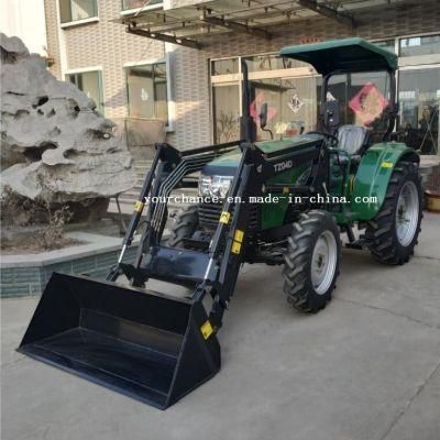 Tz04D China Tip Quality 30-55HP Wheel Farm Tractor Mounted Front End Loader Hot Sale in Philippines