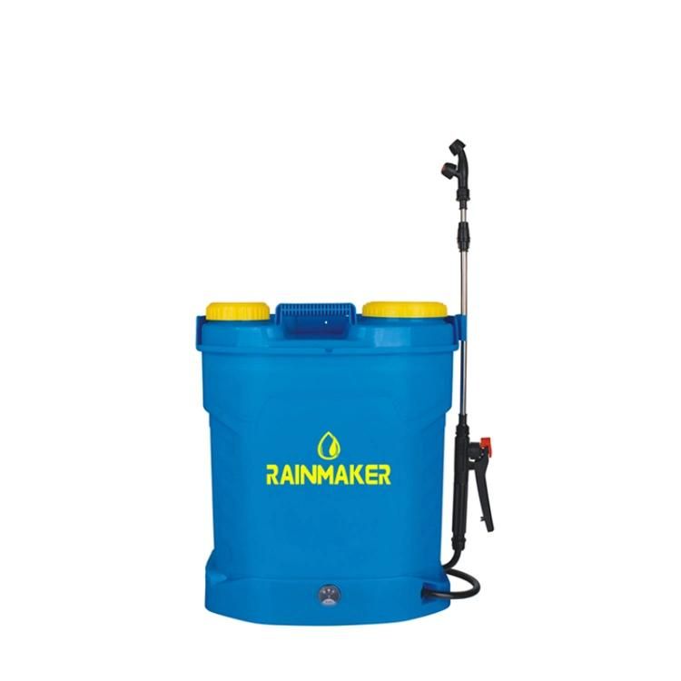 Rainmaker 10L Portable Garden Agriculture Blue Sprayer with 12V Pump