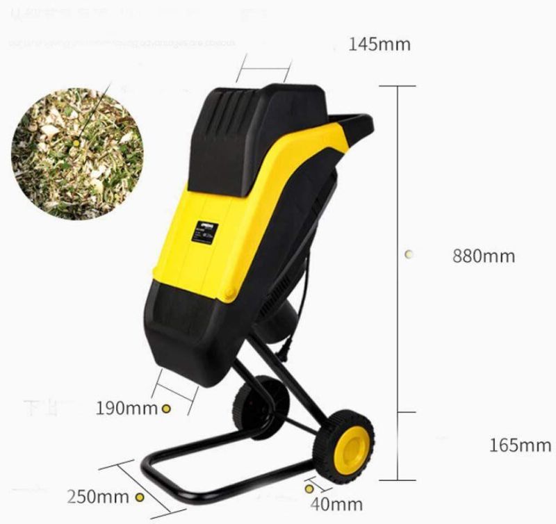 Super Powerful Electric Garden Wood Branches Shredder/Chipper-Power Tools