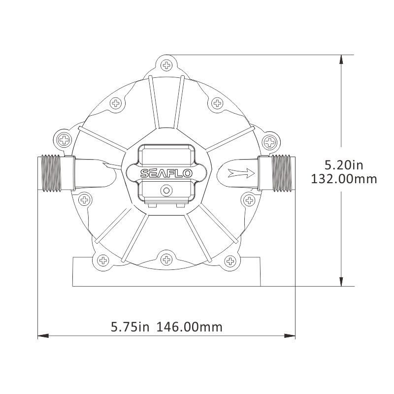 Seaflo Marine Water Pump 12V DC High Pressure Pump