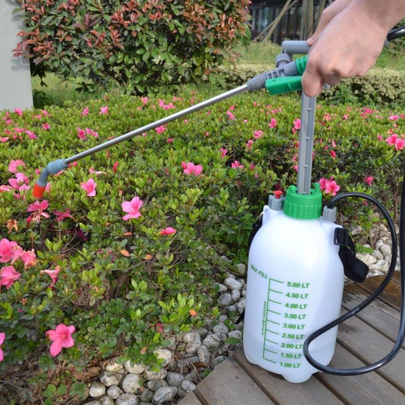 5 Liter Portable Pressure Garden Sprayer with Safety Valve for Agricultural
