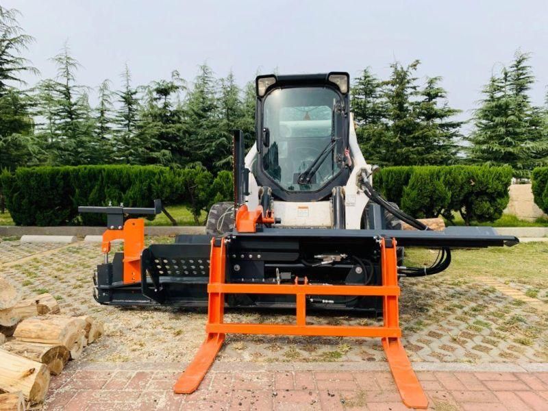 Skid Steer Attachment Wood Splitter Firewood Processor