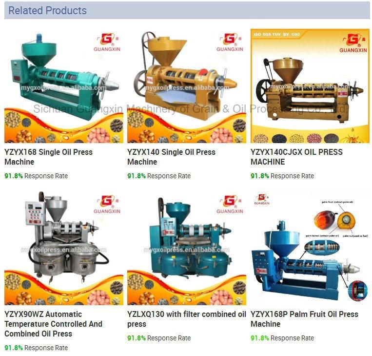 2019 Top Sales Sunflower Oil Press with Good After-Sale Services