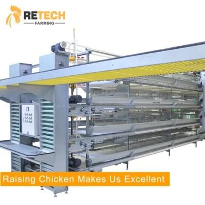 Fully automatic layer chicken cage for poultry farms
