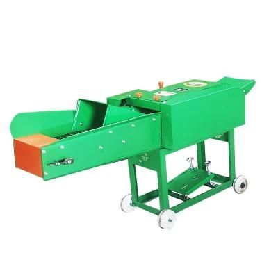 Small Capacity Electric Diesel Multifunctional Animal Feed Hay Grass Chopper and Mini Chaff Cutter Machine Price Feed