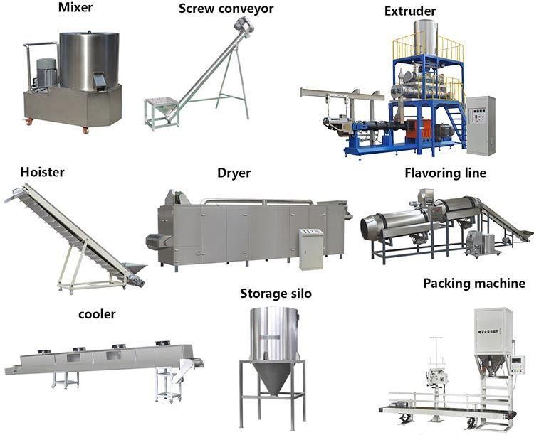 Floating Fish Feed Pellet Making Machine Aquatic Fish Food Production Line Feed Extruder