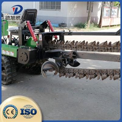 Factory Supply Farm Machinery Tractor Mounted Chain Trencher